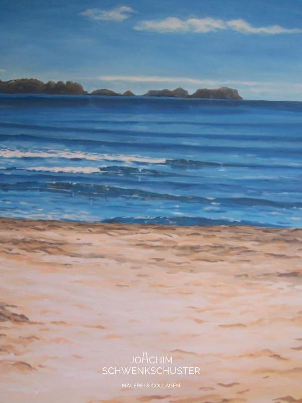 Strand von Peguera, Mallorca, 2016-9, Leinwand, 70x50