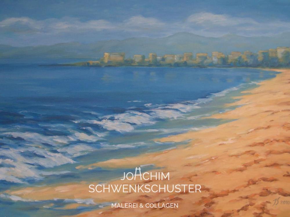 Playa de Mallorca, 2010-1, Leinwand, 50x70